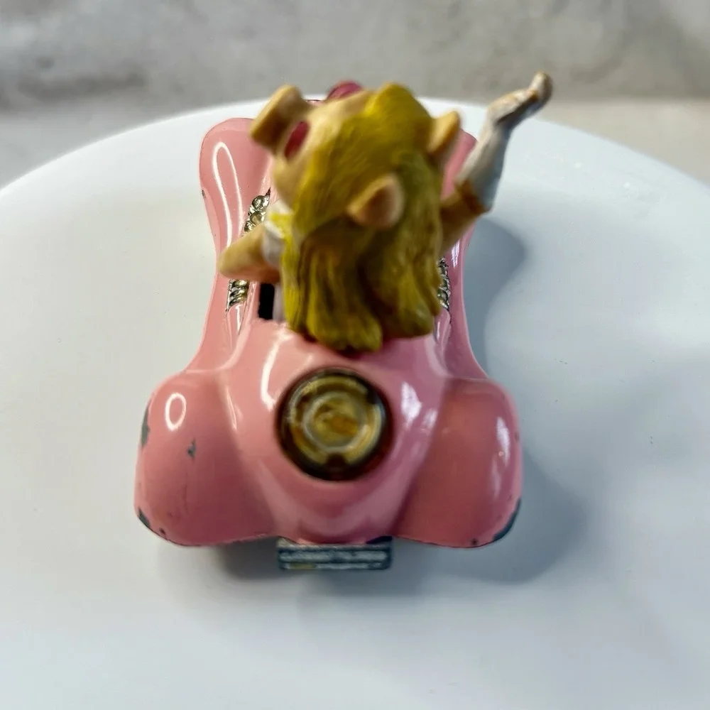 1979 Corgi Miss Piggy Pink Metal Car 4in Henson Assoc. Dlightly Different‎